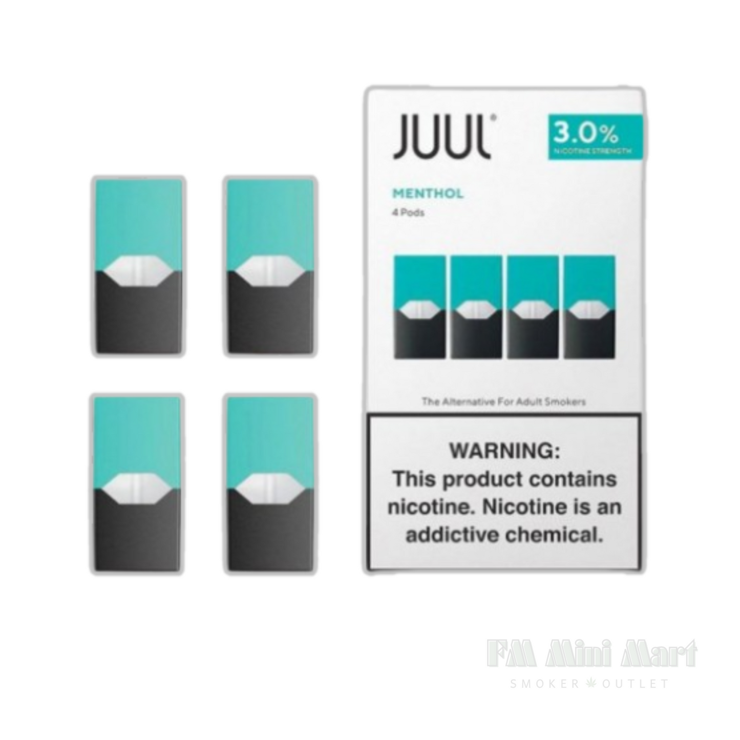 JUUL Pods 3% Nicotine |  4 JUUL Pods