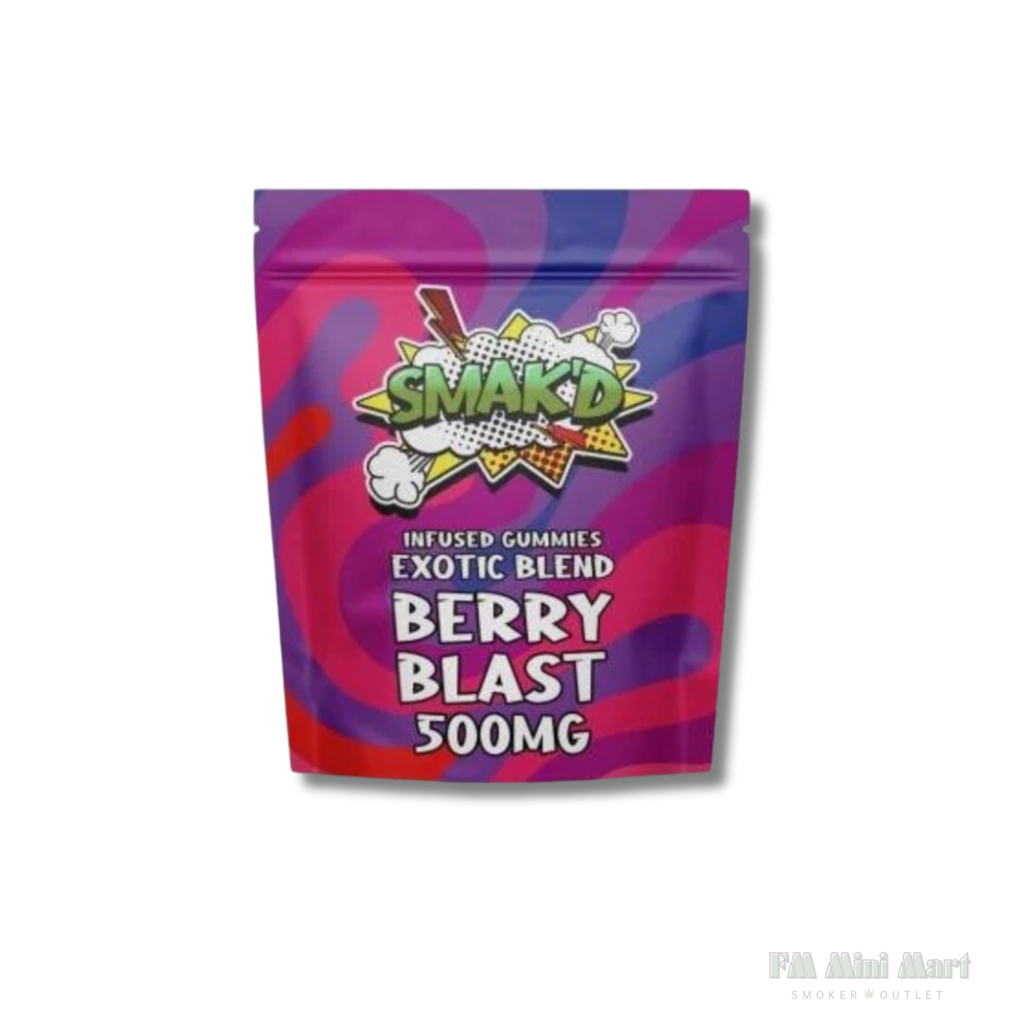 Smak'd Exotic Blend THC Infused Gummies I 500mg | 2 PC