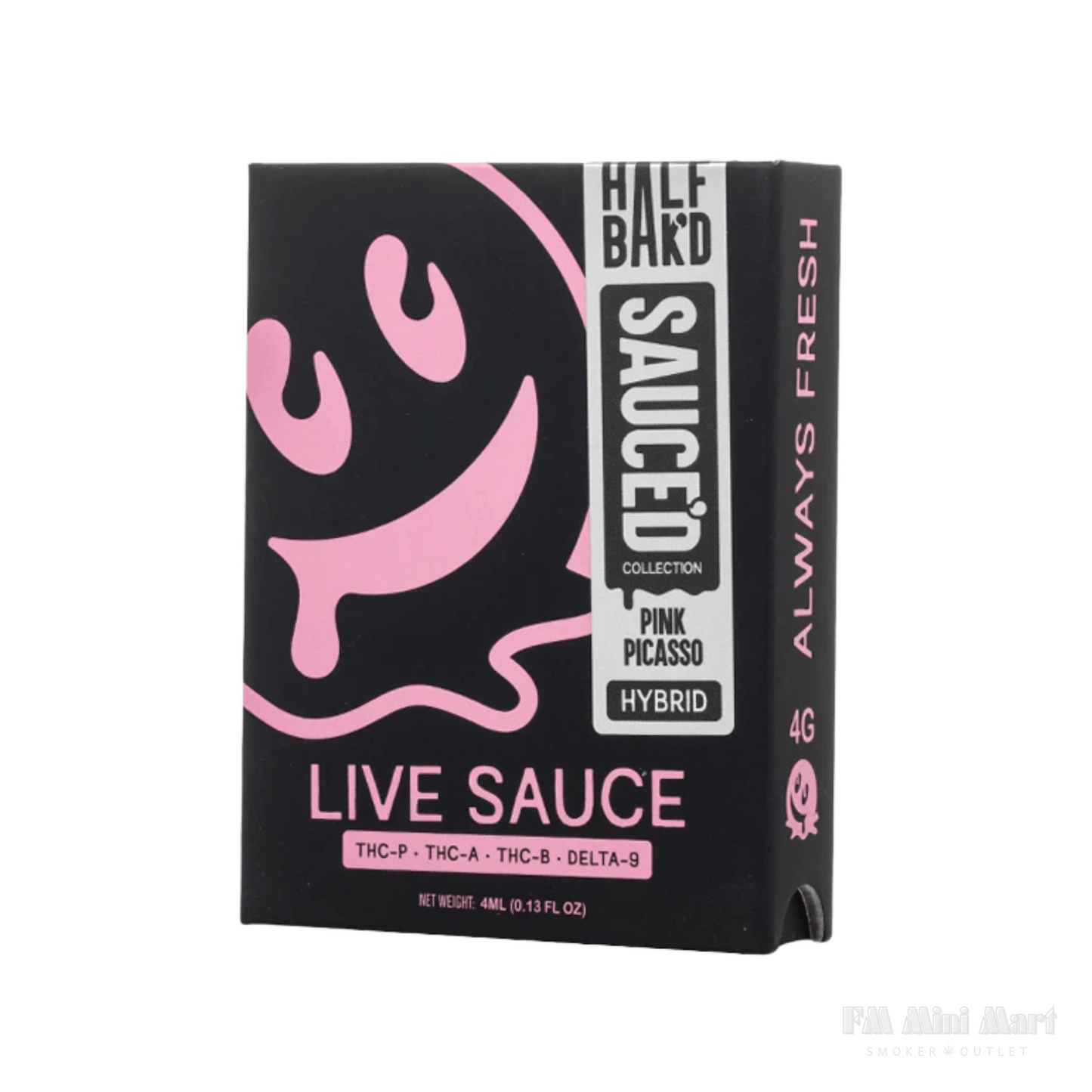 Half Bak'd Live Resin Sauced Disposable 4G