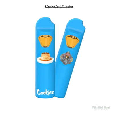 COOKIES 2G THC-A DUAL CHAMBER VAPE MEXICAN FLAN | HYBRID / SATIVA