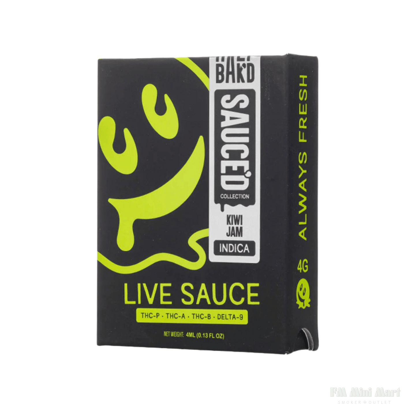 Half Bak'd Live Resin Sauced Disposable 4G