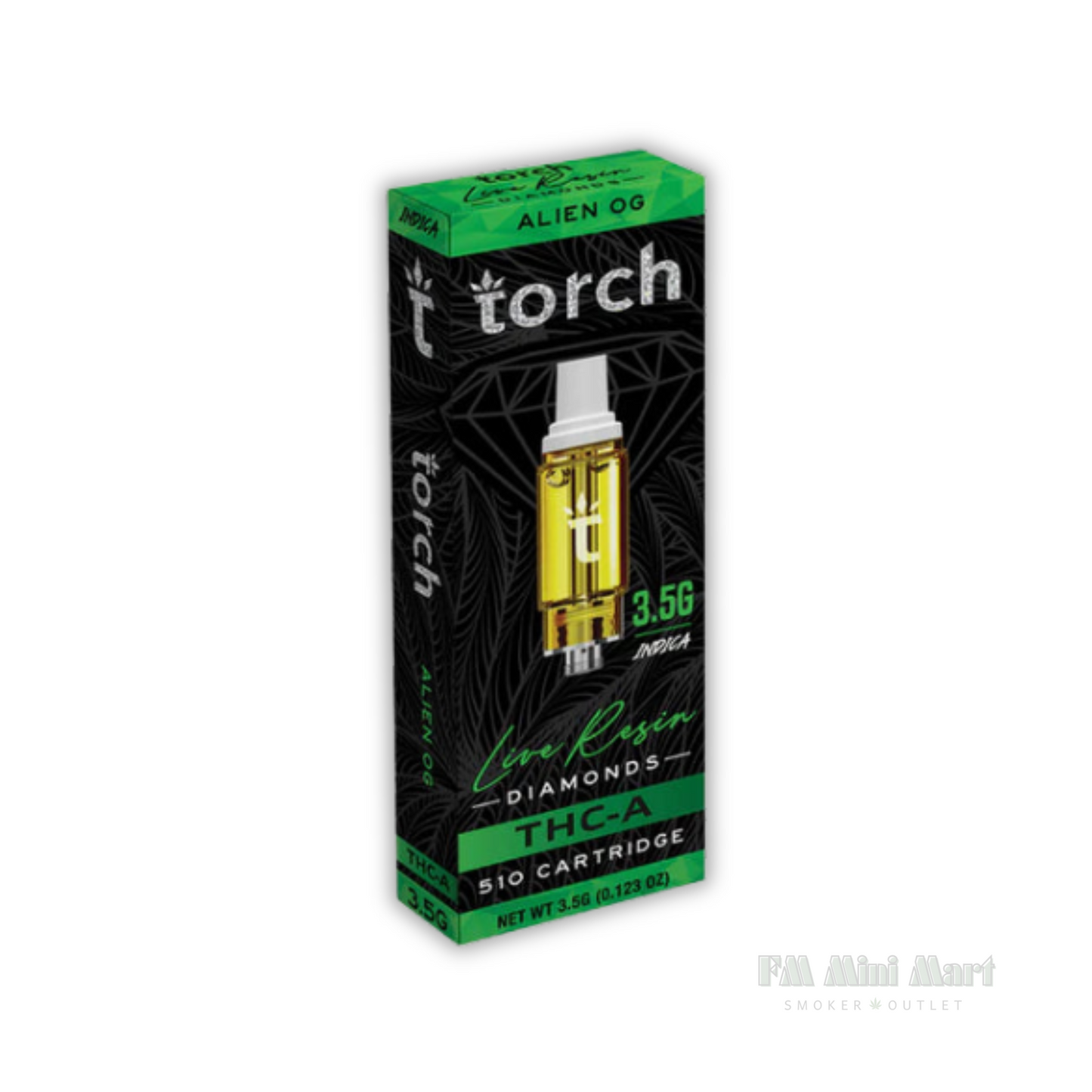 Torch Live Resin Diamonds Cartridge | 3.5g