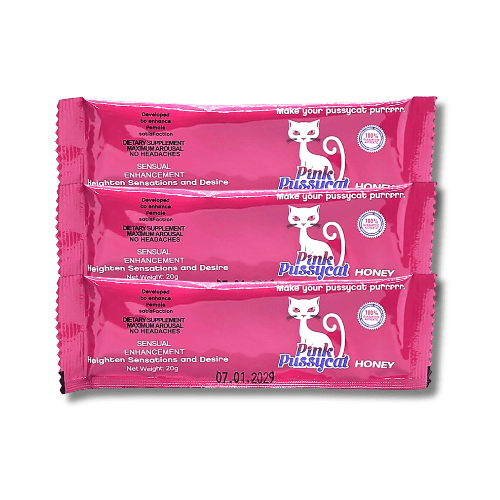 Pink Pussycat Honey Sexual Enhancement Royal Honey - 20G/Sachet