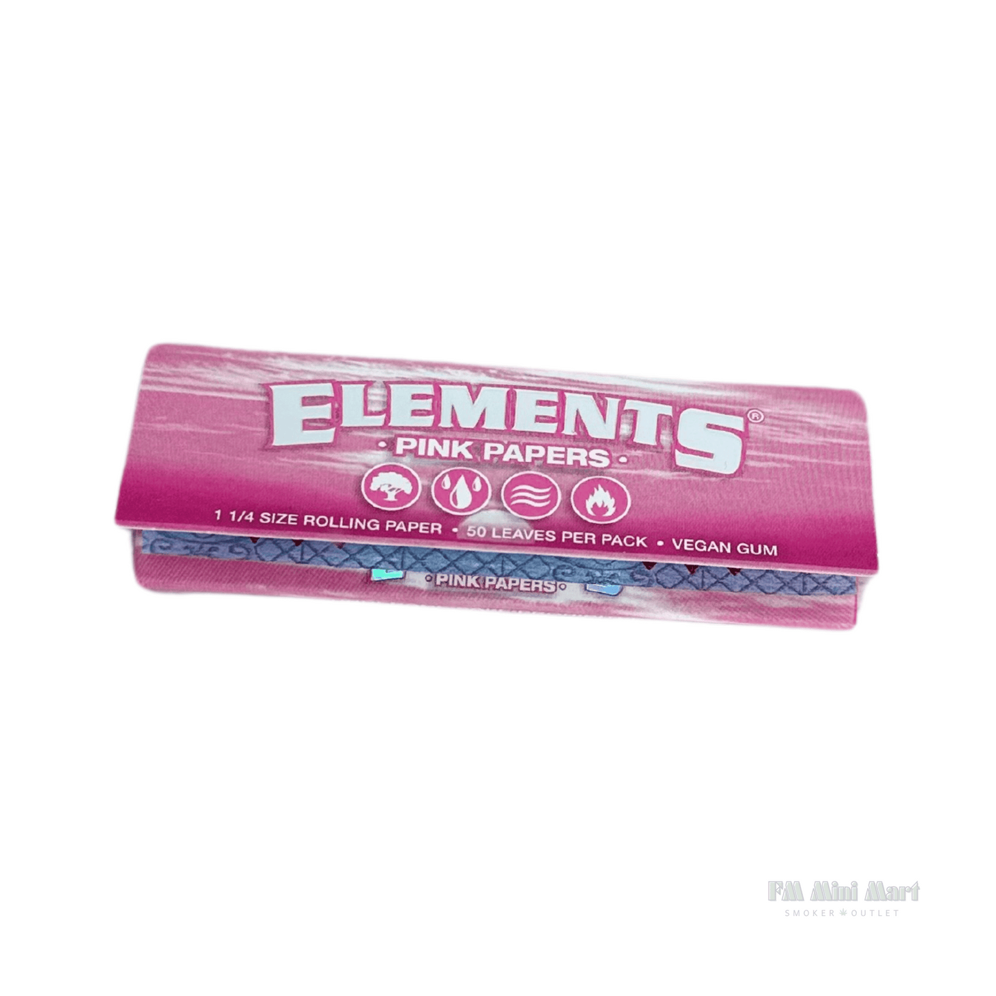 Elements Pink 1 1/4" Size Ultra Thin Rice Papers