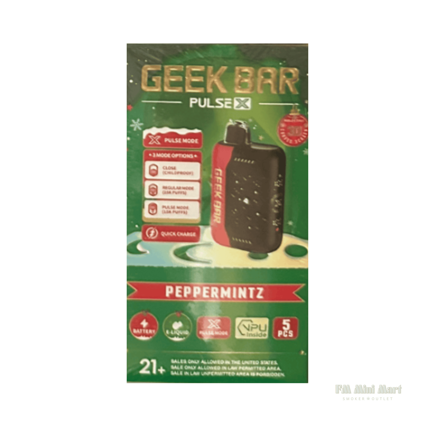 GEEK BAR PULSE X DISPOSABLE 25000 PUFFS