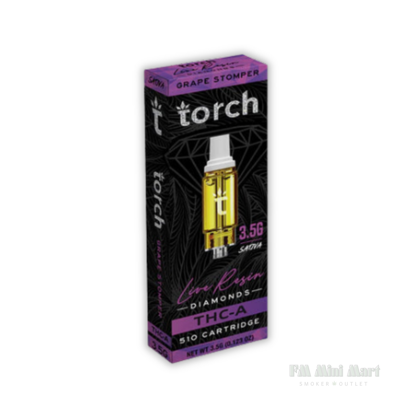 Torch Live Resin Diamonds Cartridge | 3.5g