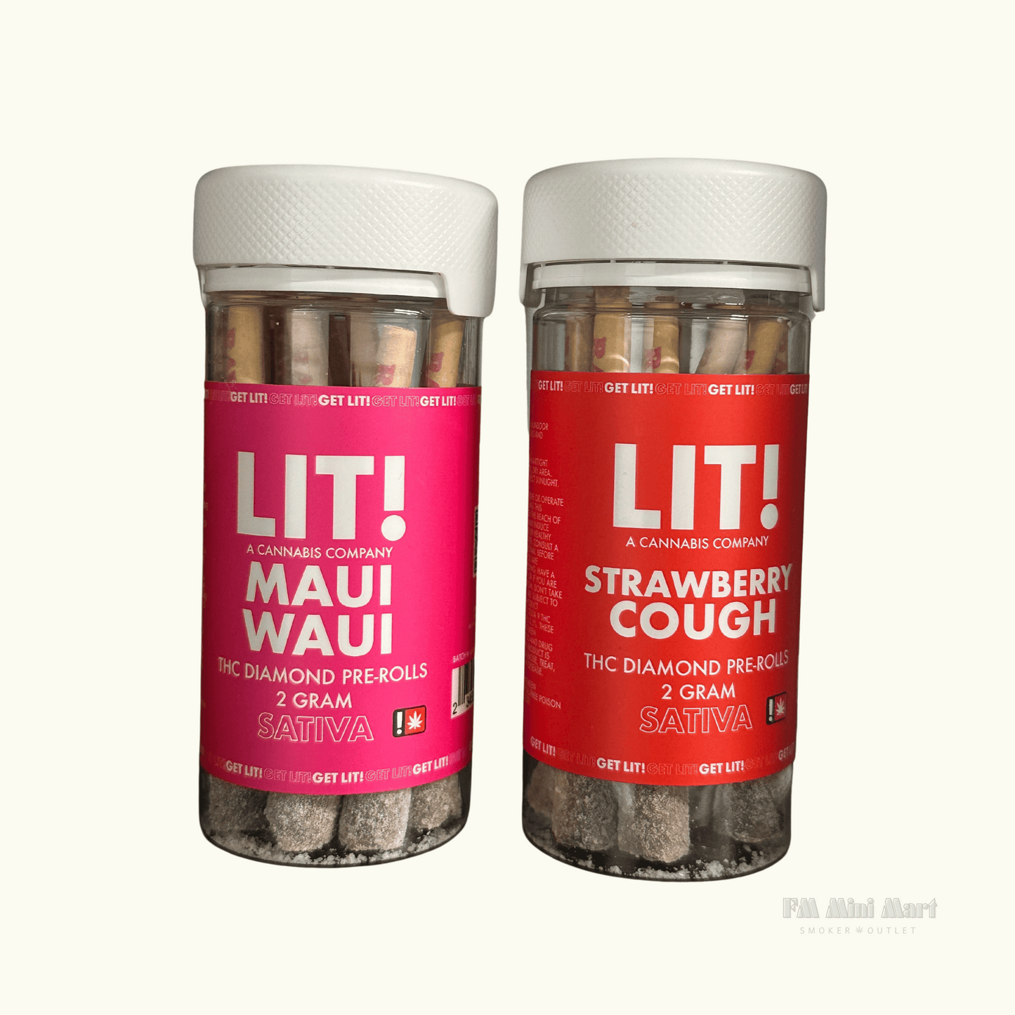 LIT! THC-A LIQUID DIAMONDS PRE-ROLLS - 10CT