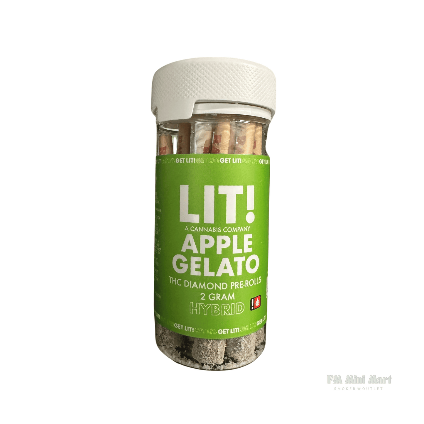 LIT! THC-A LIQUID DIAMONDS PRE-ROLLS - 10CT