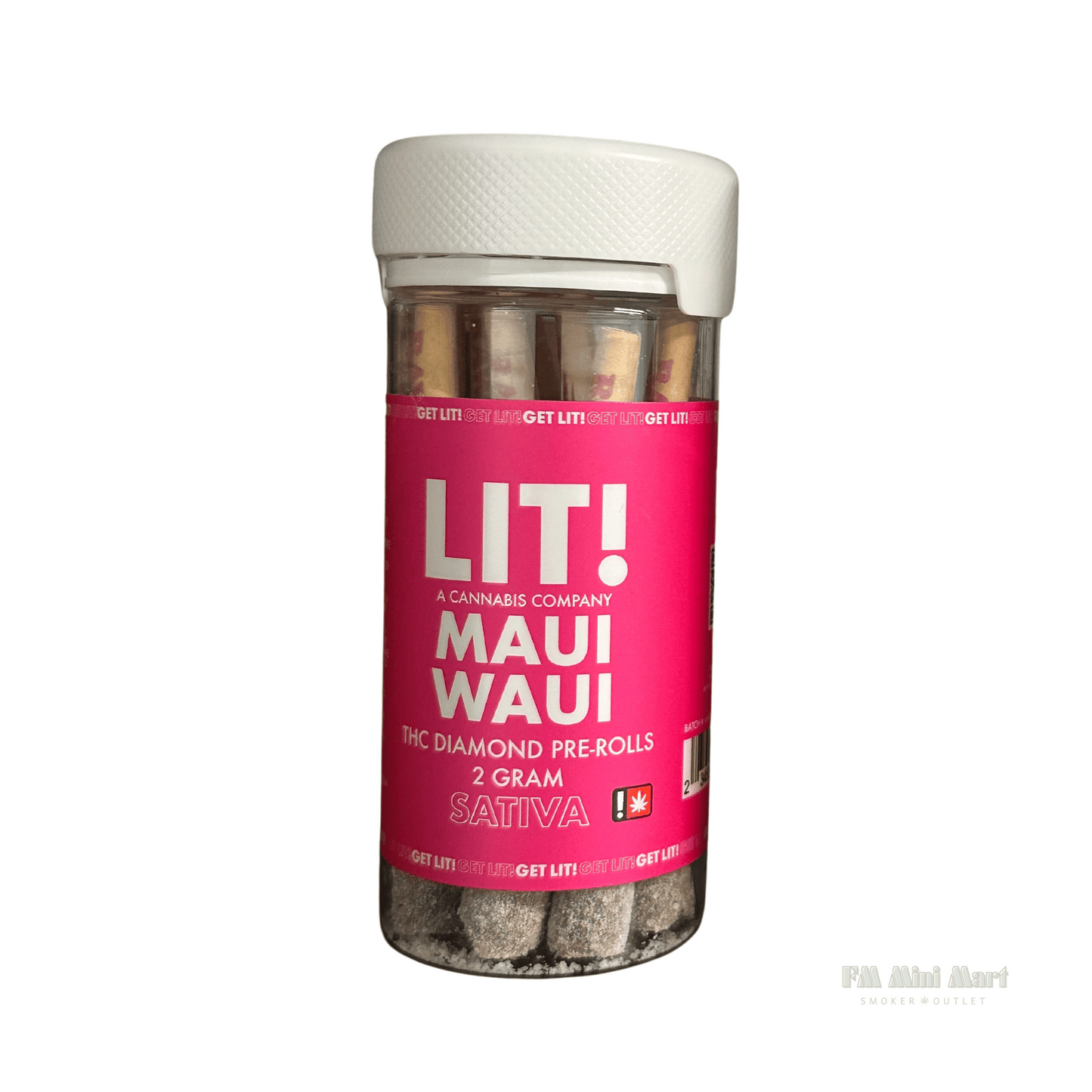 LIT! THC-A LIQUID DIAMONDS PRE-ROLLS - 10CT