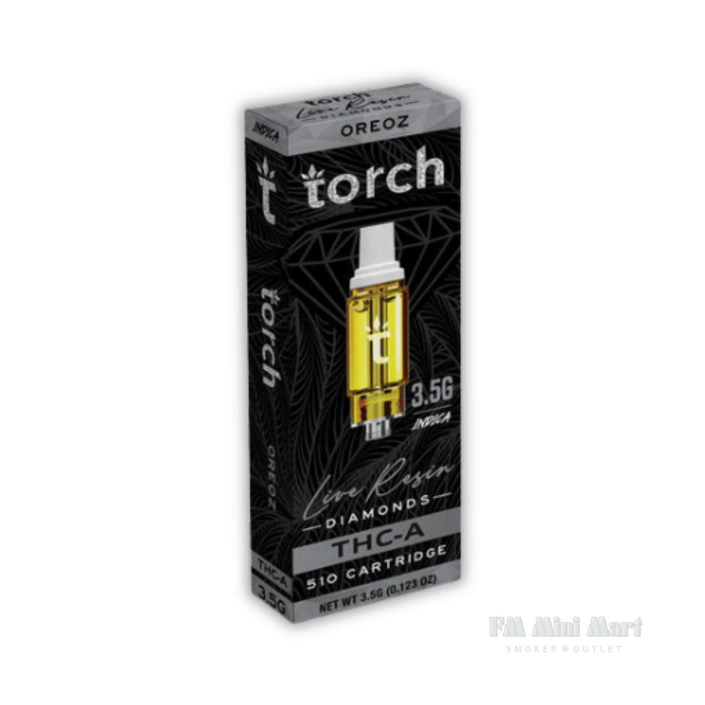 Torch Live Resin Diamonds Cartridge | 3.5g