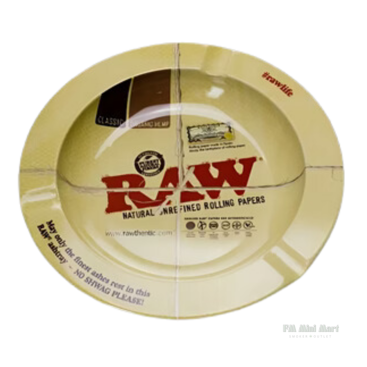 Raw Metal Ashtray