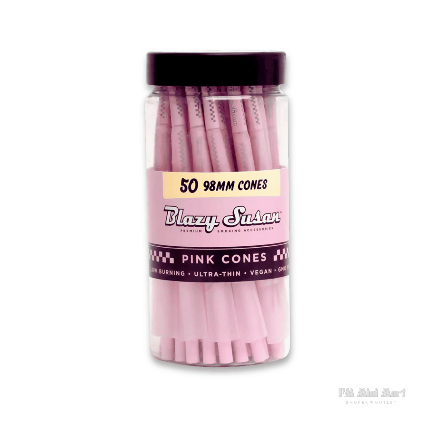 Blazy Susan Pink Pre-Rolled Cones ( 5 Sizes Available )