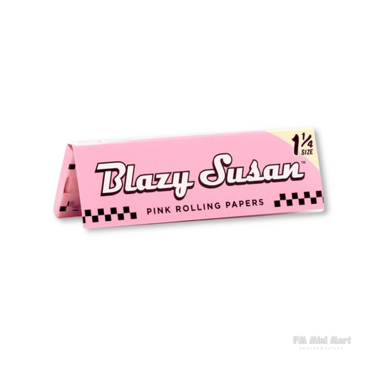 Blazy Susan Pink Rolling Papers – 1 1/4 Size