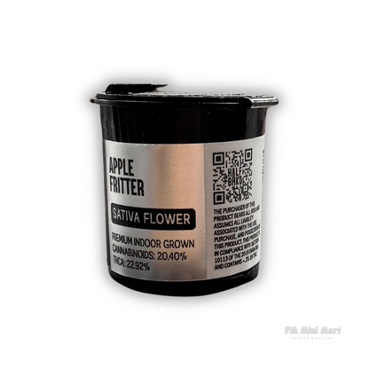 Apple Fritter THC-A Flower by PuriFry'd Diamonds | 1gr. Jar.