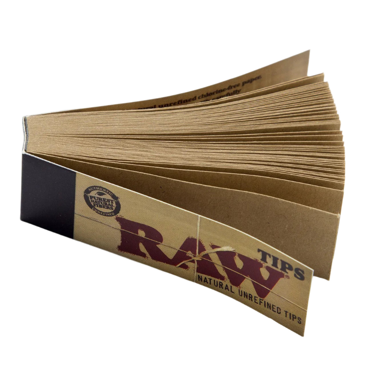 RAW NATURAL UNREFINED ORIGINAL TIPS | 50/PACK | UNBLEACHED