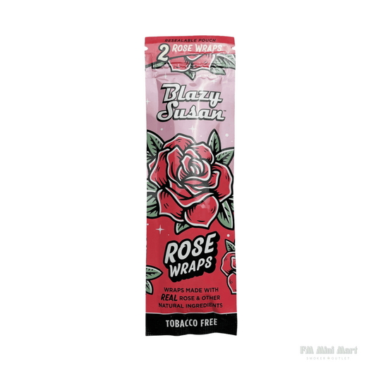 Blazy Susan Rose Wraps | Nicotine Free | Tobacco Free