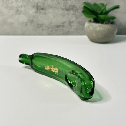 AMSTERDAM GLASS ROCKER STEAMROLLER | GREEN